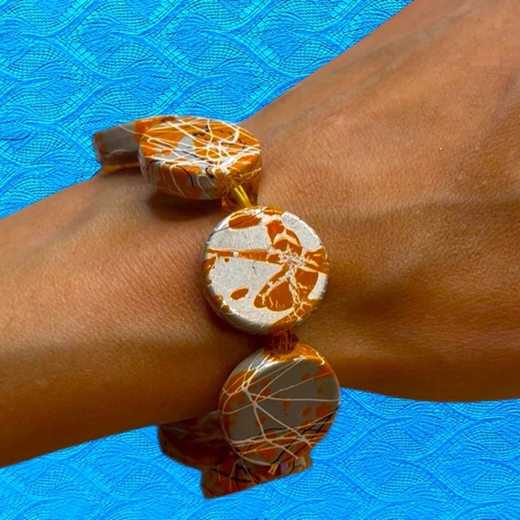 217 “ Orange 🍊 creamsicle “ Jewelry Set - Picture 3 of 11